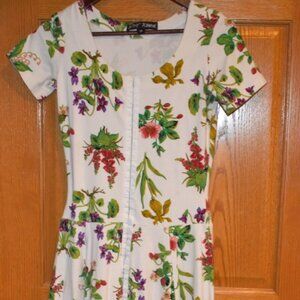 Betsey Johnson Floral Midi Dress